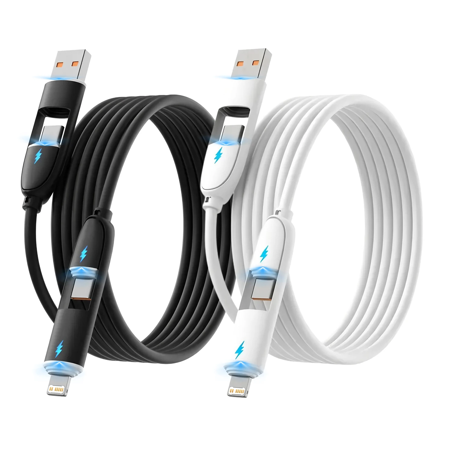 240W 4-in-1 Super Fast Charging Data Cable USB-C To Type-C Cable For Iphone Samsung Huawei Xiaomi Multi Port Multiple
240W 4-in-1 Super Fast Charging Data Cable USB-C To Type-C Cable For Iphone Samsung Huawei Xiaomi Multi Port Multiple