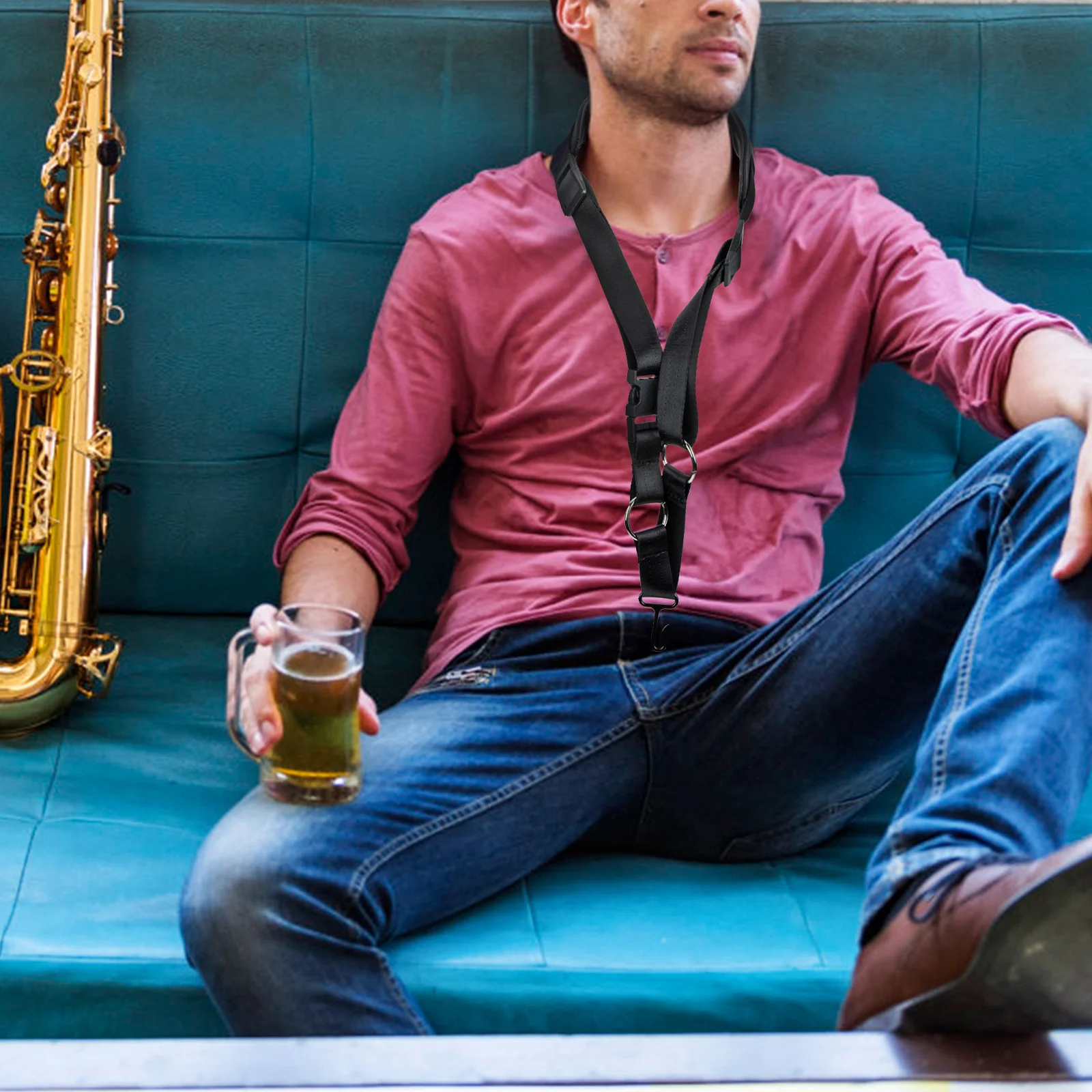 Saxophone Neck Universal Belt Comfortable Harness Easy Adjustment Anti Tangle Musicians Accessories Saxophone Hanging
Saxophone Neck Universal Belt Comfortable Harness Easy Adjustment Anti Tangle Musicians Accessories Saxophone Hanging