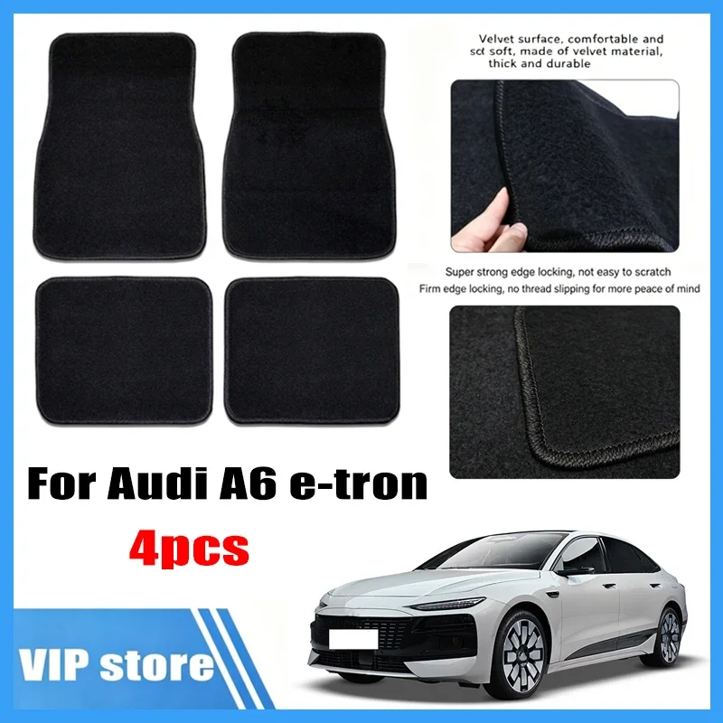 4pcs Car Floor Mats All-Weather Easy To Clean Durable Anti-Slip Interior Protection Floor Liners For Audi A6 E-tron Accessories
4pcs Car Floor Mats All-Weather Easy To Clean Durable Anti-Slip Interior Protection Floor Liners For Audi A6 E-tron Accessories