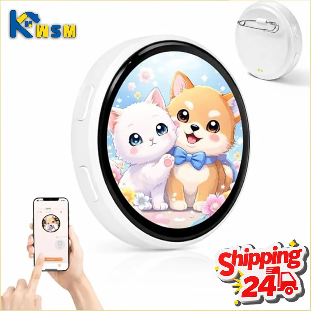 HD Touch Screen Smart Anime Electronic Badge with Video and GIF Display for Backpack Cosplay Durable Unique Gift
HD Touch Screen Smart Anime Electronic Badge with Video and GIF Display for Backpack Cosplay Durable Unique Gift