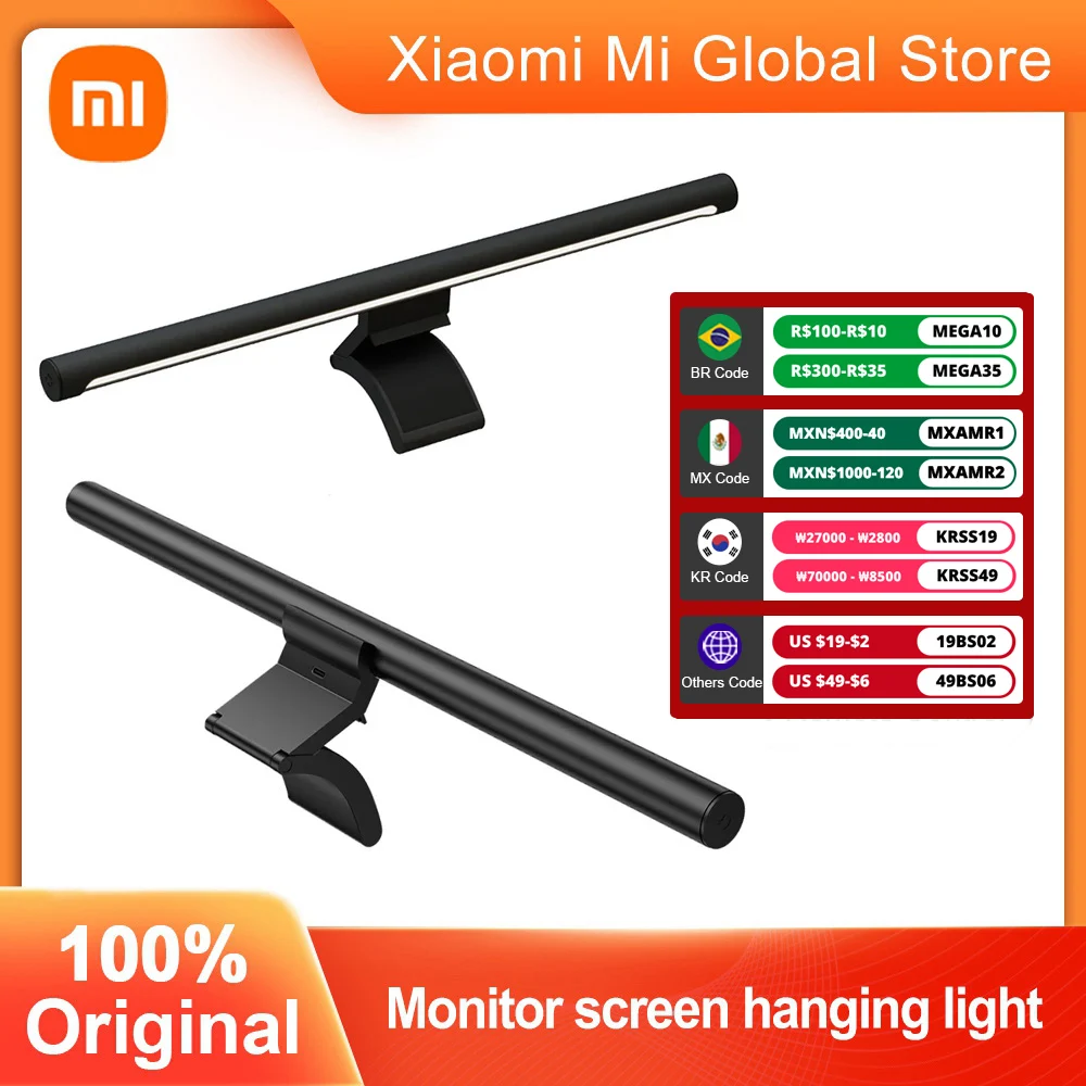 Настольная лампа Xiaomi Mijia Lite, светодиодная складная лампа для защиты глаз для компьютера, ПК, монитора, панели экрана, подвесная лампа для чтения Type-C
Настольная лампа Xiaomi Mijia Lite, светодиодная складная лампа для защиты глаз для компьютера, ПК, монитора, панели экрана, подвесная лампа для чтения Type-C