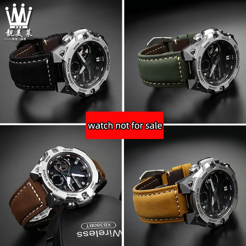 for CASIO G-Shock GST-B400/ GST-B200 Wrist strap leather watch belt cowhide watchband accessories 24*14mm Convex 24*16 Convex
for CASIO G-Shock GST-B400/ GST-B200 Wrist strap leather watch belt cowhide watchband accessories 24*14mm Convex 24*16 Convex