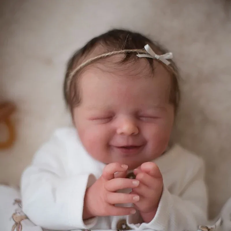 Diy Kit 18Inch Reborn Doll Kit Agnes Smile Angel Baby DIY Kit (Body Cloth+limbs+head)
Diy Kit 18Inch Reborn Doll Kit Agnes Smile Angel Baby DIY Kit (Body Cloth+limbs+head)