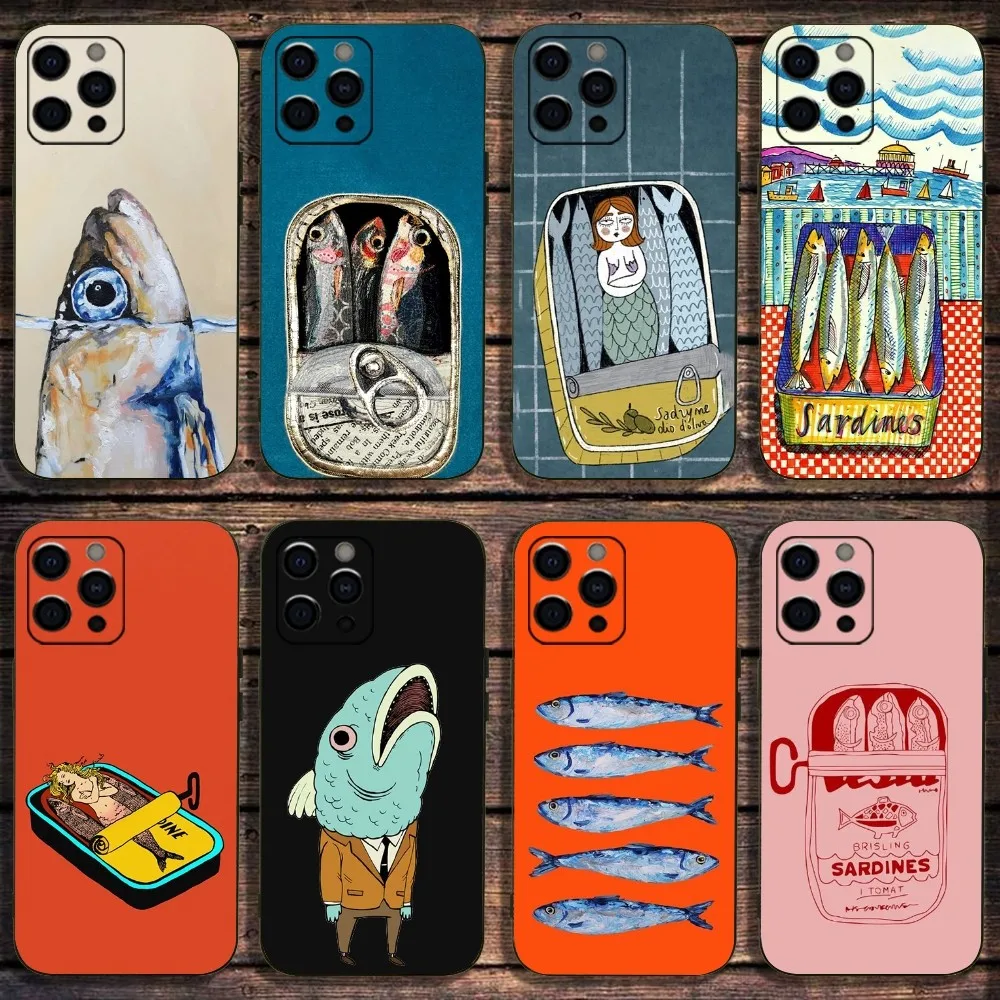 Seafood Sardines Phone Case For Apple iPhone 15,14,13,12,11,Pro,X,XS,Max,XR,Plus,Mini Soft Black Cover
Seafood Sardines Phone Case For Apple iPhone 15,14,13,12,11,Pro,X,XS,Max,XR,Plus,Mini Soft Black Cover