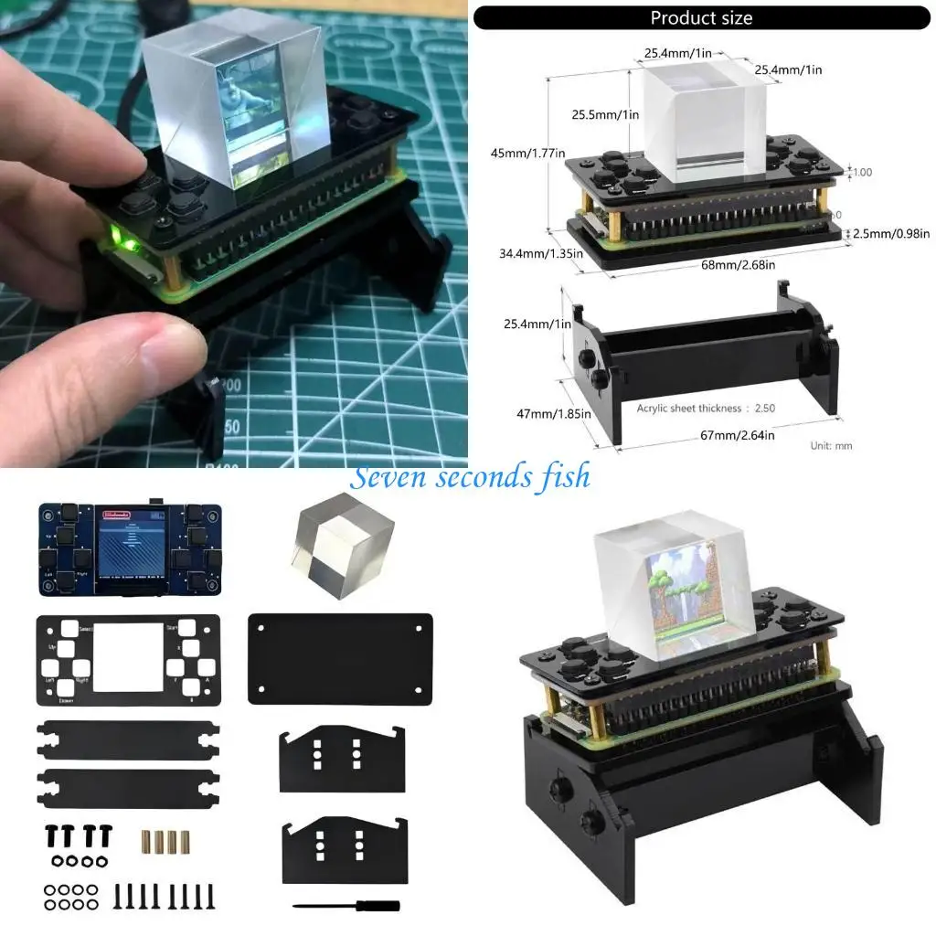 L74B GamePi13 Retro Gaming Console Handheld Gaming Device with1.3Inch LCD Screen 65k Color Display Wide Viewing
L74B GamePi13 Retro Gaming Console Handheld Gaming Device with1.3Inch LCD Screen 65k Color Display Wide Viewing