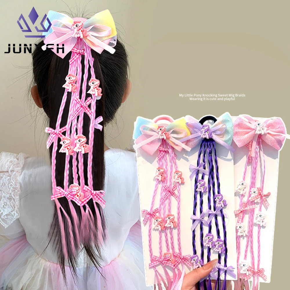 My Little Pony Cartoon Children Cute Wig Braids Hair Tie Girls Hair Accessories Ponytails Anime Peripherals Holiday Gifts
My Little Pony Cartoon Children Cute Wig Braids Hair Tie Girls Hair Accessories Ponytails Anime Peripherals Holiday Gifts