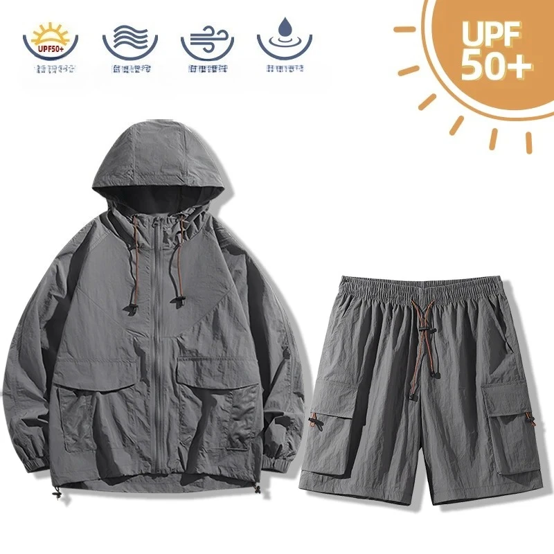 Quick Drying Breathable Sets UPF50+ Sun Protection Tracksuit Casual Sport Ice Silk Set Outdoor Jogging Training Fitness Suit
Quick Drying Breathable Sets UPF50+ Sun Protection Tracksuit Casual Sport Ice Silk Set Outdoor Jogging Training Fitness Suit