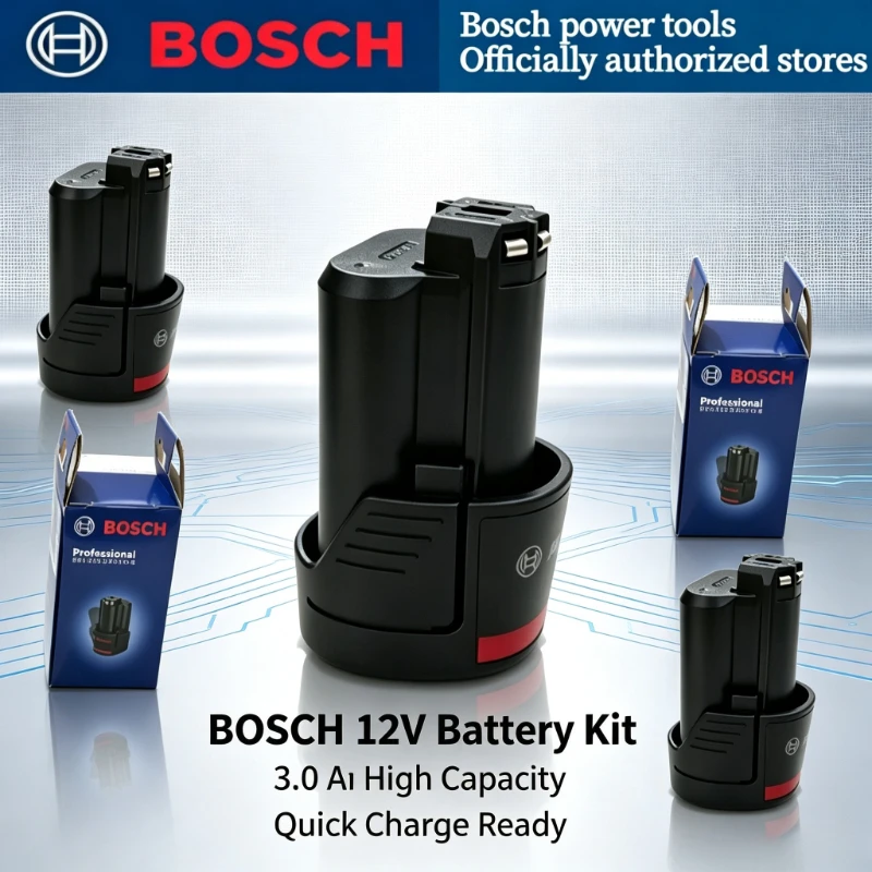 Bosch 12V 3.0Ah 12V Battery,for Outdoor Maintenance and On-site Construction, for BAT420 BAT411,for Bosch Professional 12V Tools
Bosch 12V 3.0Ah 12V Battery,for Outdoor Maintenance and On-site Construction, for BAT420 BAT411,for Bosch Professional 12V Tools
