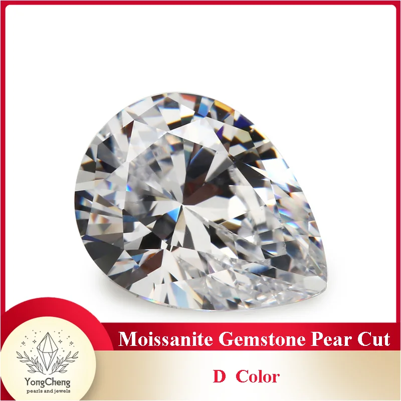Moissanite Loose Stone Pear Cut Top D VVS1 Advanced Jewelry Rings Earring Material Pass Diamond Tester With GRA Certificate
Moissanite Loose Stone Pear Cut Top D VVS1 Advanced Jewelry Rings Earring Material Pass Diamond Tester With GRA Certificate