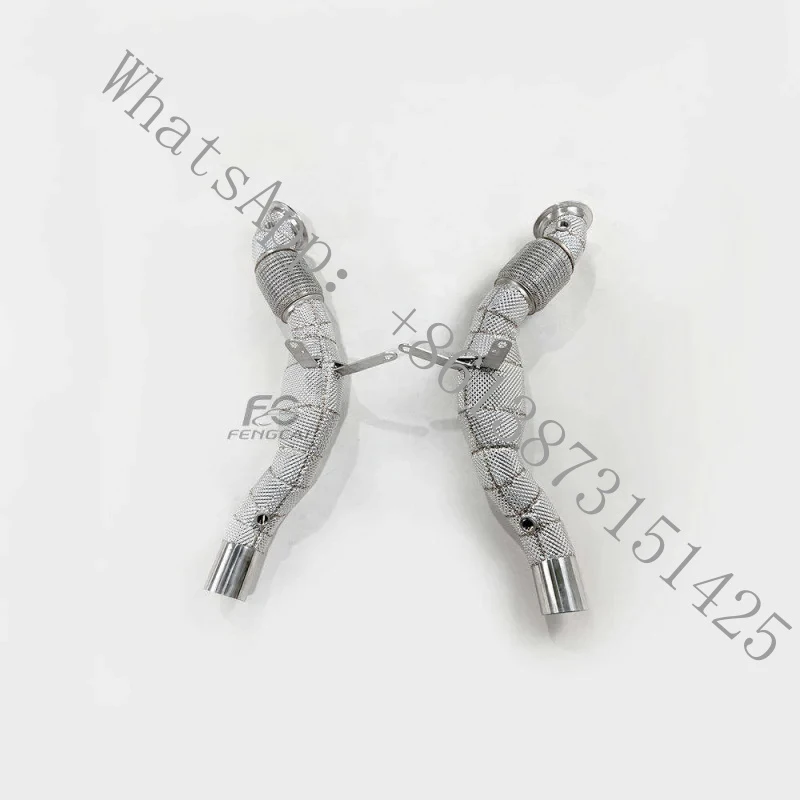 Suitable 488 3.9T 2015-2019 High Flow Exhaust Insulation Downpipe, Enhancing Racing Performance and Sports Car Sound
Suitable 488 3.9T 2015-2019 High Flow Exhaust Insulation Downpipe, Enhancing Racing Performance and Sports Car Sound