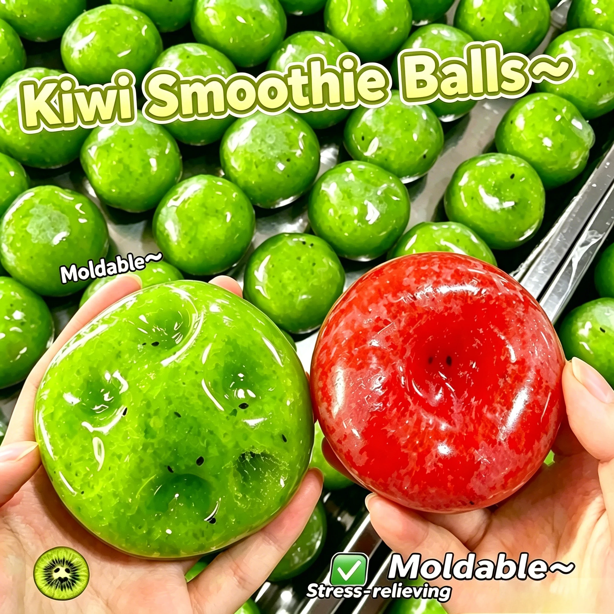 Realistic Kiwi Simulation Squishy Ball Handmade Crunchy Sound Fidget Toy Non-Rebound Stress Relief Decompression Hand Toy.
Realistic Kiwi Simulation Squishy Ball Handmade Crunchy Sound Fidget Toy Non-Rebound Stress Relief Decompression Hand Toy.