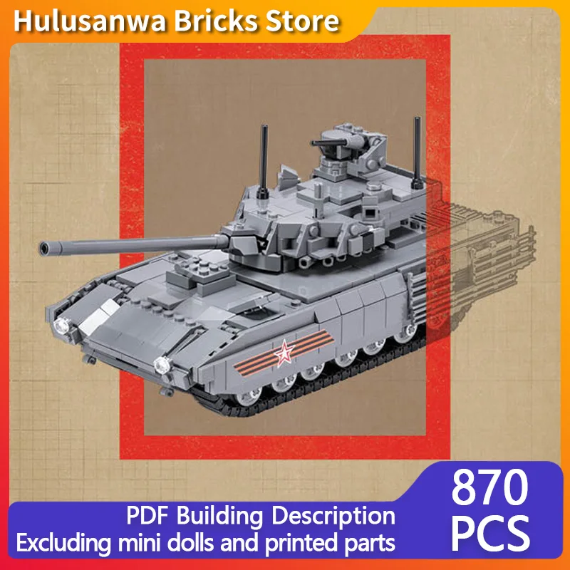 T-14 Modern Military Tanks Model MOC Building Bricks War Equipment Modular Technology Gifts Holiday Assemble Children Toys Suit
T-14 Modern Military Tanks Model MOC Building Bricks War Equipment Modular Technology Gifts Holiday Assemble Children Toys Suit
