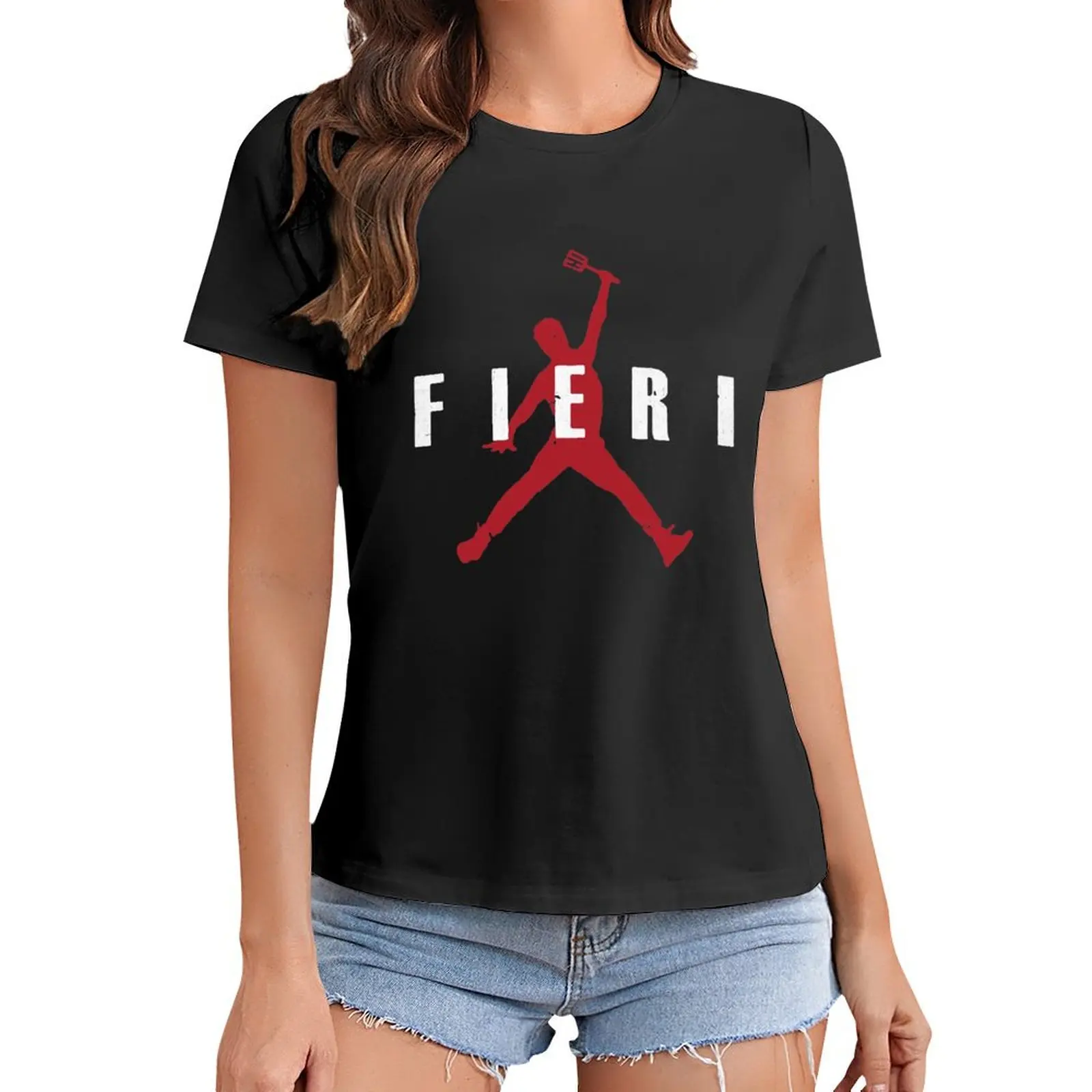 Air Guy Fieri Jump Chef Parody T-Shirt plus size tops sweat quick-drying white t shirts for Women
Air Guy Fieri Jump Chef Parody T-Shirt plus size tops sweat quick-drying white t shirts for Women