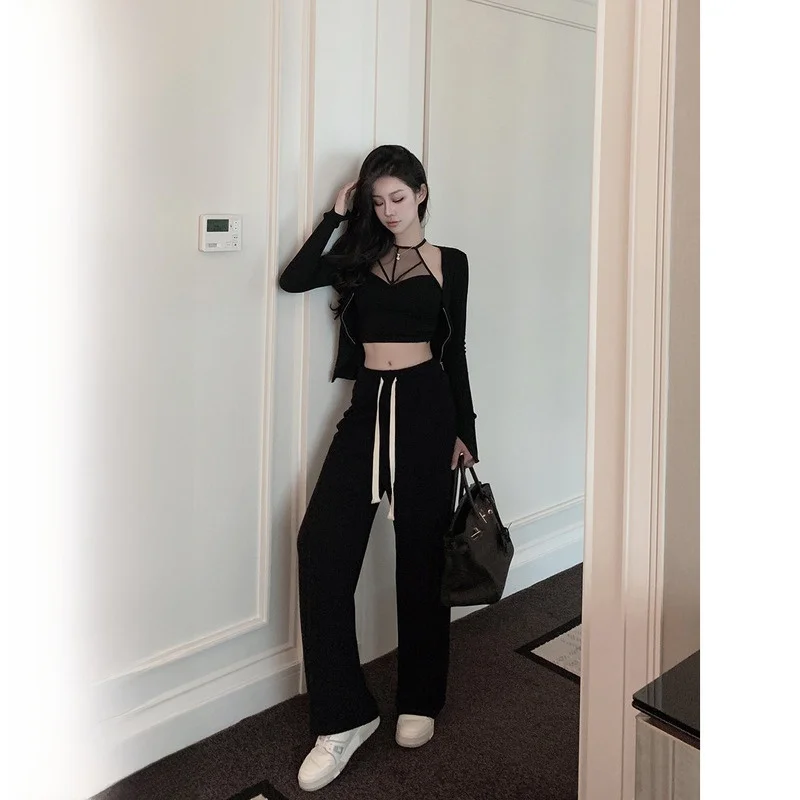Spicy Loose Knitted Pants Women's Spring Fashion Casual High Waist Long Leggings Comfortable Versatile Commute Style GK2382
Spicy Loose Knitted Pants Women's Spring Fashion Casual High Waist Long Leggings Comfortable Versatile Commute Style GK2382