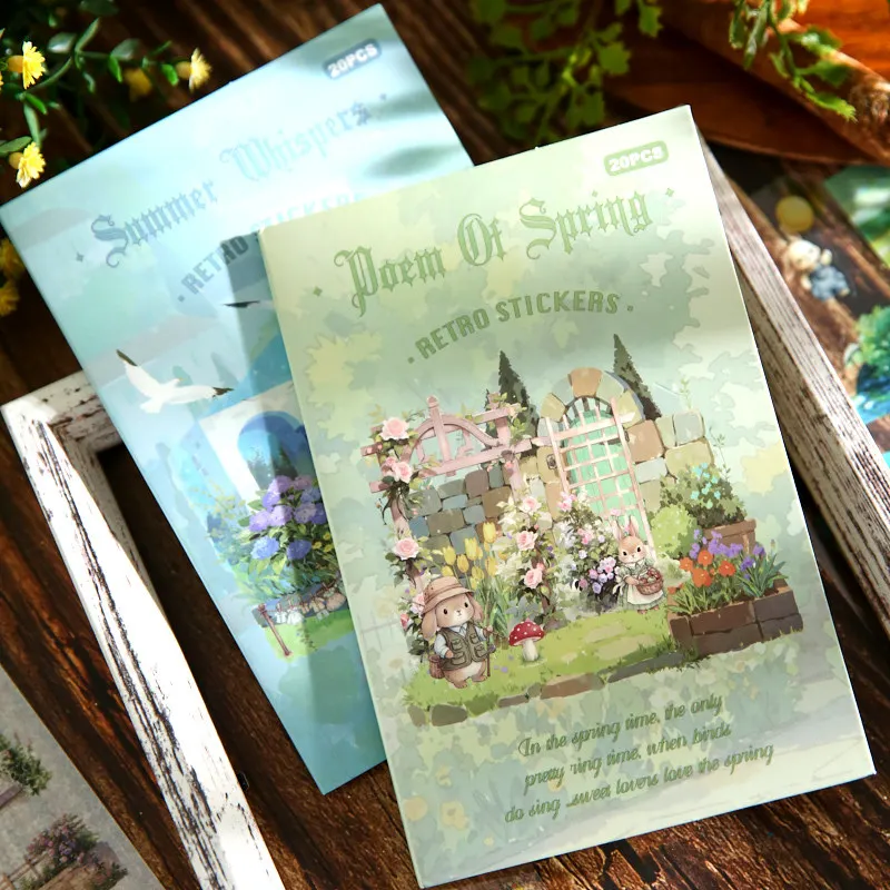 Набор из 2 книг Mr.Paper: Ретро-книга наклеек с вырубными элементами, винтажные стикеры-диорамы для дневников, скрапбукинга, DIY-декора открыток
Набор из 2 книг Mr.Paper: Ретро-книга наклеек с вырубными элементами, винтажные стикеры-диорамы для дневников, скрапбукинга, DIY-декора открыток