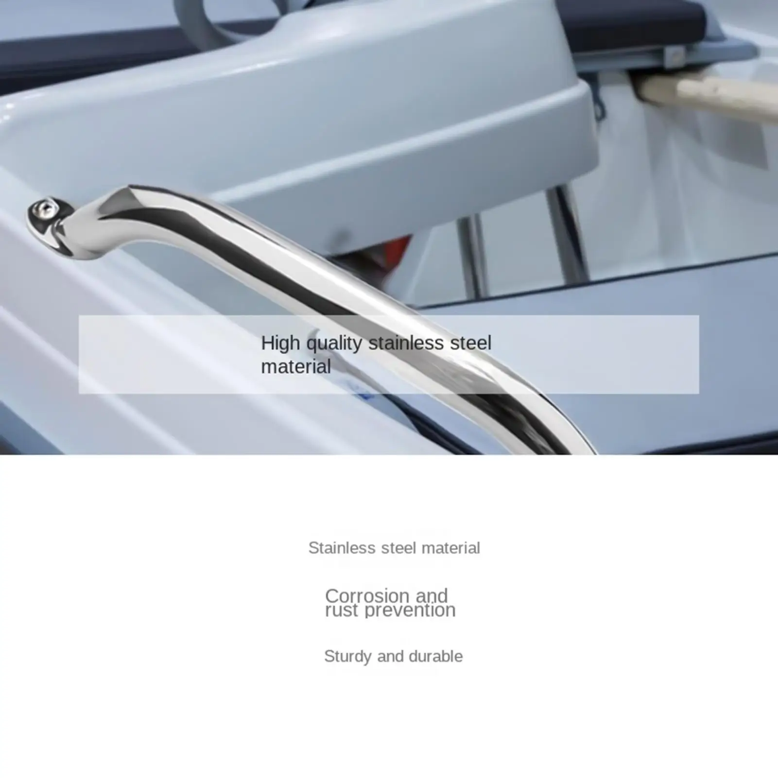 Safe RV Grab Handle Round Tube Stainless Steel Handrail RV Door Grab Handle For Marine Yacht Dock Deck Door Boarding Step Ladder
Safe RV Grab Handle Round Tube Stainless Steel Handrail RV Door Grab Handle For Marine Yacht Dock Deck Door Boarding Step Ladder