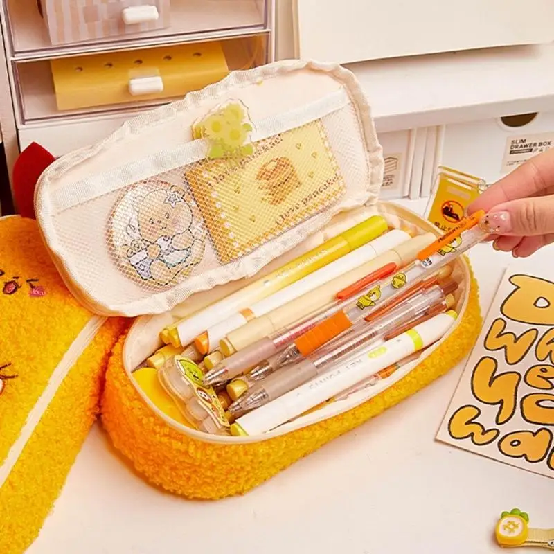 Plush Shrimp Pencil Case Large Capacity Pencil Pouches Zippered Closure Pen Organiser Bag For Offices School Travel F19E
Plush Shrimp Pencil Case Large Capacity Pencil Pouches Zippered Closure Pen Organiser Bag For Offices School Travel F19E