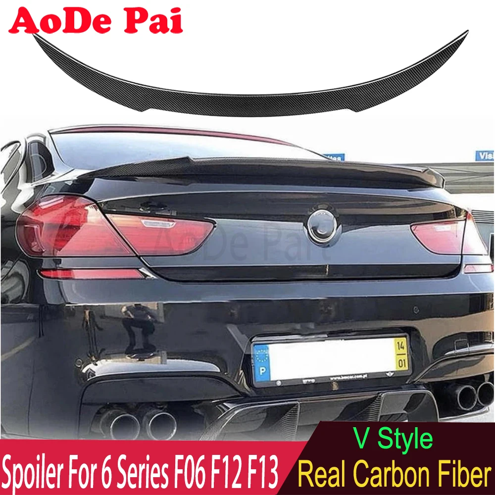 High Quality of Carbon Fiber Rear Boot Trunk Wing Spoiler Lid For BMW 6 Series F06 F12 F13 2012-2016 Coupe V Style Real Carbon
High Quality of Carbon Fiber Rear Boot Trunk Wing Spoiler Lid For BMW 6 Series F06 F12 F13 2012-2016 Coupe V Style Real Carbon