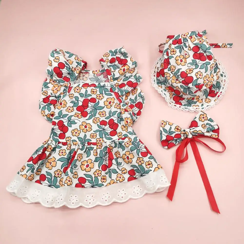 Cute Floral Pet Dress Set for Small Dogs Cats Includes Harness Hat Bow Tie Puppy Floral Princess Skirt ropa para perros
Cute Floral Pet Dress Set for Small Dogs Cats Includes Harness Hat Bow Tie Puppy Floral Princess Skirt ropa para perros