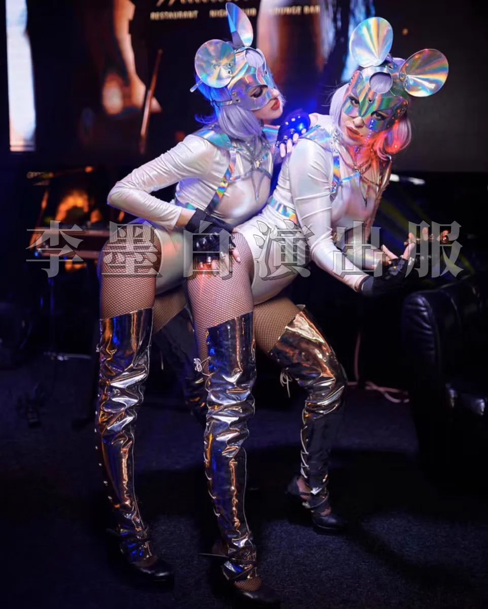 Colorful Cute Particle Sexy Spicy Girl Costume Nightclub Bar Female Singer Dance Team Performance Costume Tour Stage Clothing
Colorful Cute Particle Sexy Spicy Girl Costume Nightclub Bar Female Singer Dance Team Performance Costume Tour Stage Clothing