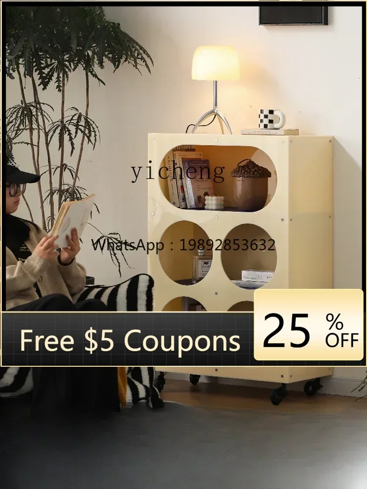 B1 Portable Side Cabinet Cream Style Storage Organizer Cabinet Small Apartment Home Storage Simple
B1 Portable Side Cabinet Cream Style Storage Organizer Cabinet Small Apartment Home Storage Simple