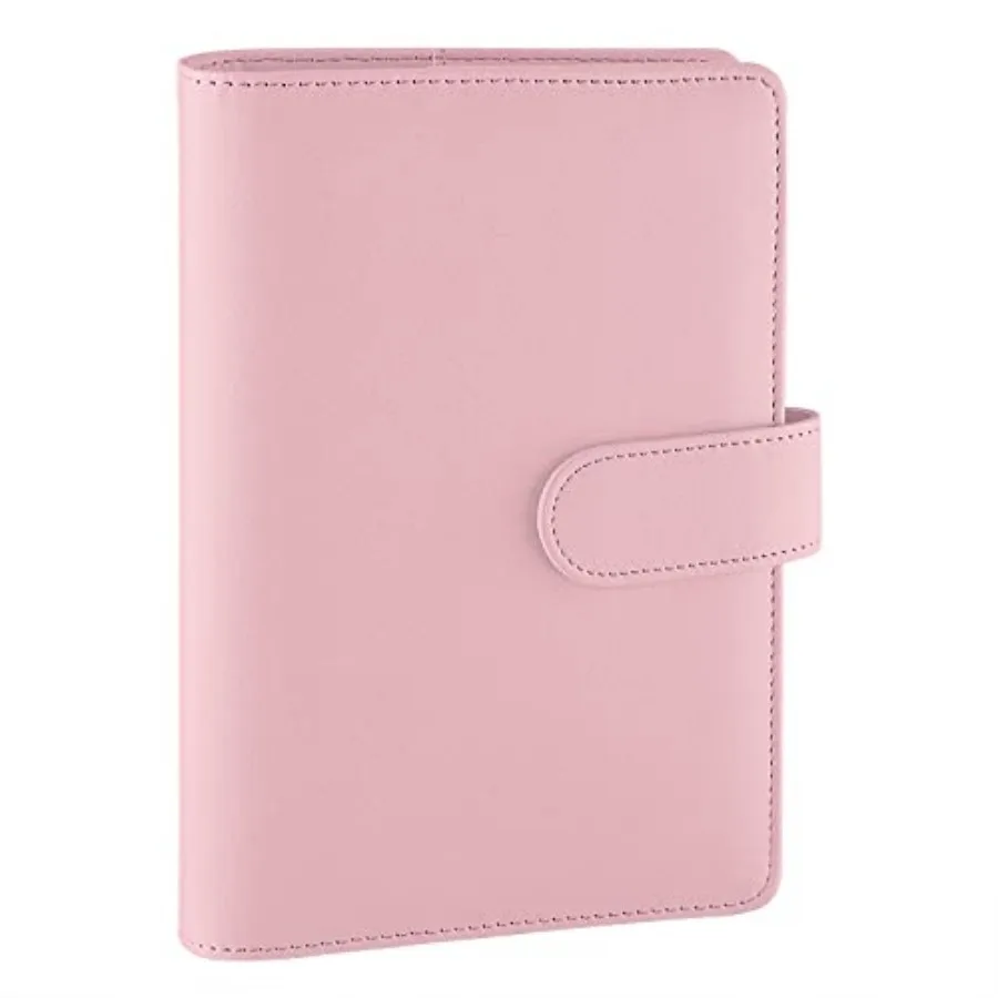 A6 PU Leather Notebook Binder 6 Ring Refillable Budget Binder Cover for A6 Refill Paper, Loose Leaf Personal Planner Organizer
A6 PU Leather Notebook Binder 6 Ring Refillable Budget Binder Cover for A6 Refill Paper, Loose Leaf Personal Planner Organizer