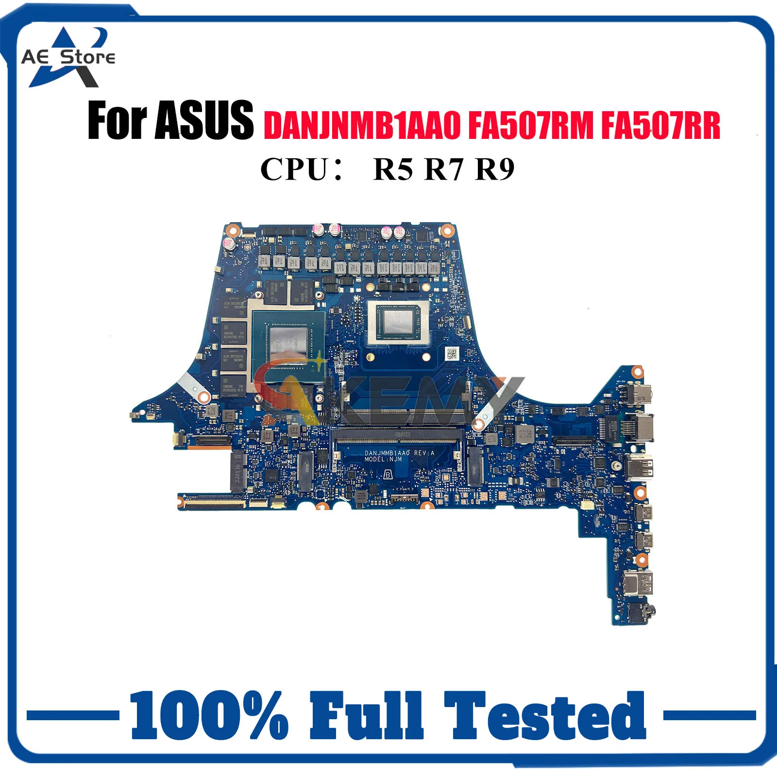 DANJNMB1AA0 Материнская плата для ноутбука ASUS TUF Gaming FA507R FA507RM FA507RR Материнская плата для ноутбука с процессором R5 R7 R9 100% tests OK stk
DANJNMB1AA0 Материнская плата для ноутбука ASUS TUF Gaming FA507R FA507RM FA507RR Материнская плата для ноутбука с процессором R5 R7 R9 100% tests OK stk