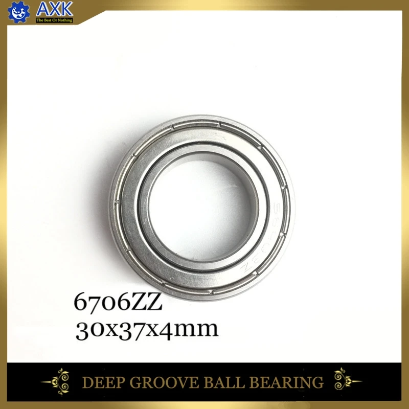 6706ZZ Bearing 30*37*4 mm ( 10 PCS ) ABEC-1 Slim Thin Section 61706ZZ Ball Bearings 6706 Z ZZ
6706ZZ Bearing 30*37*4 mm ( 10 PCS ) ABEC-1 Slim Thin Section 61706ZZ Ball Bearings 6706 Z ZZ