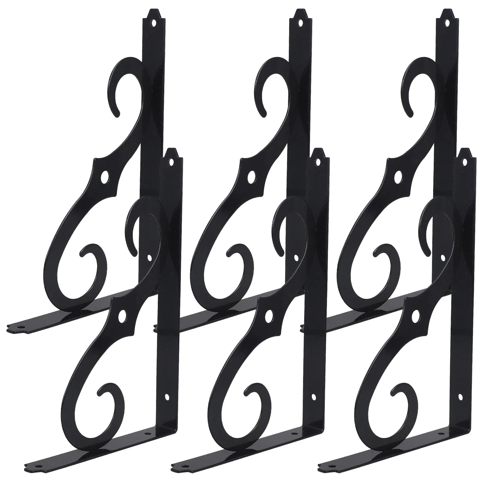 Heavy Duty Iron Shelf Brackets Wall-Mounted L-Shaped 90 Degree Space-Saving Small Apartment Support Brackets for Shelves Diy
Heavy Duty Iron Shelf Brackets Wall-Mounted L-Shaped 90 Degree Space-Saving Small Apartment Support Brackets for Shelves Diy