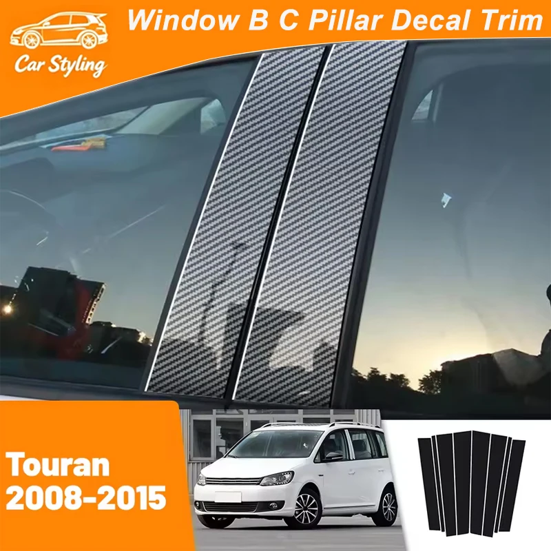 For VW Touran 2008-2015 2009 2010 2011 2012 2013 Carbon Fiber Window Door Column Deal B C Pillar Post Cover Trim Sticker
For VW Touran 2008-2015 2009 2010 2011 2012 2013 Carbon Fiber Window Door Column Deal B C Pillar Post Cover Trim Sticker