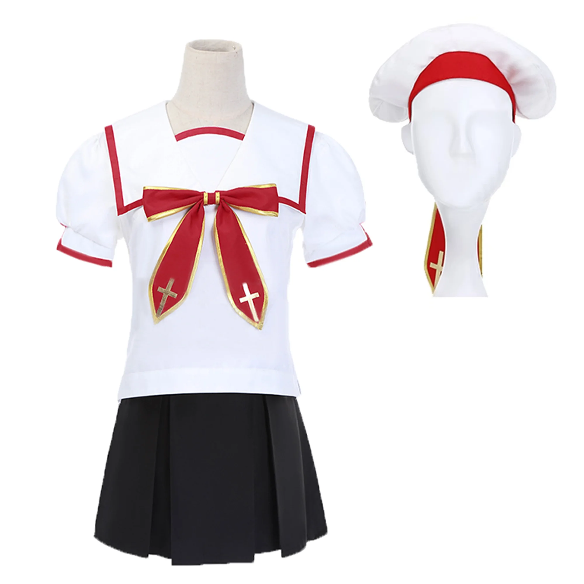 Illya Kaleid Liner Cosplay Illyasviel Costume Full Set Kawaii Female JK Outfits With Hat
Illya Kaleid Liner Cosplay Illyasviel Costume Full Set Kawaii Female JK Outfits With Hat