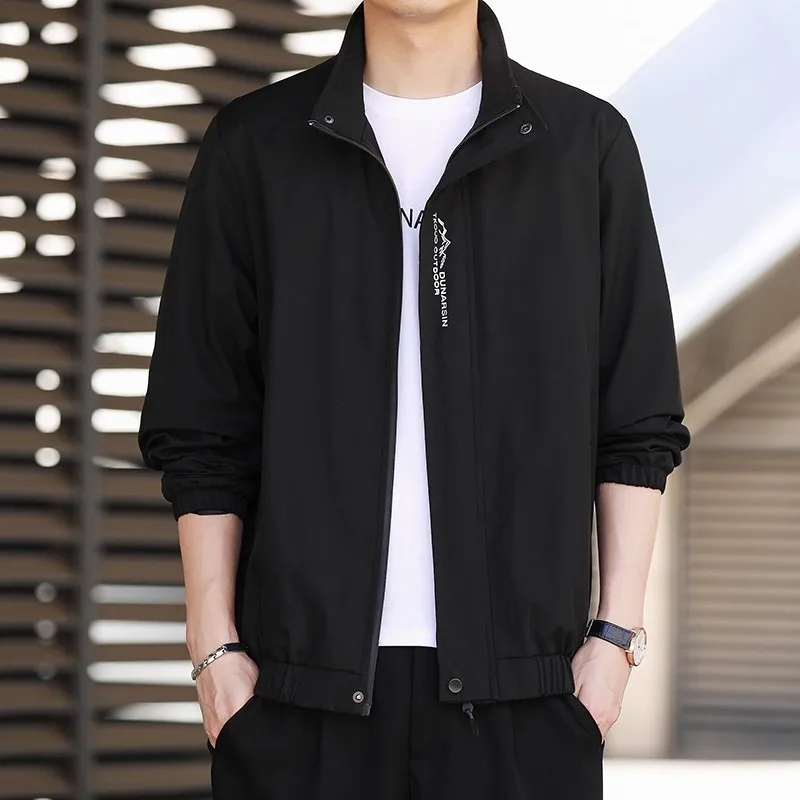 Мужская демисезонная куртка с воротником-стойкой, повседневная, ветрозащитная, рабочая, спортивная, верхняя одежда из полиэстера на молнии
Мужская демисезонная куртка с воротником-стойкой, повседневная, ветрозащитная, рабочая, спортивная, верхняя одежда из полиэстера на молнии