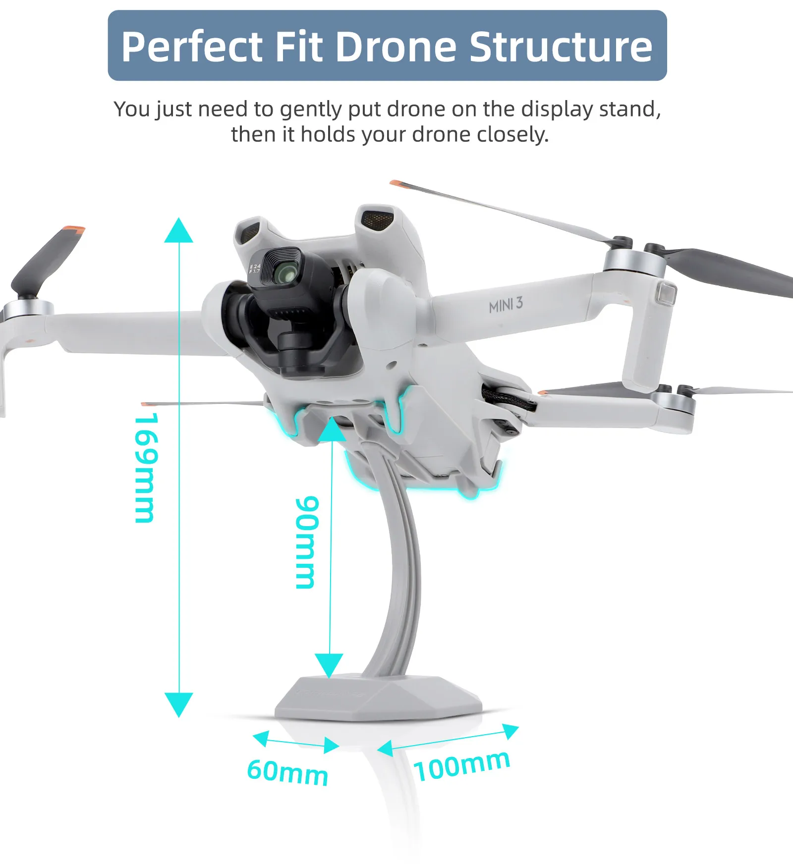 for DJI Mini 3Pro Universal Drone Desktop Display Bracket Mini Display Stand Ornaments Plastic
for DJI Mini 3Pro Universal Drone Desktop Display Bracket Mini Display Stand Ornaments Plastic