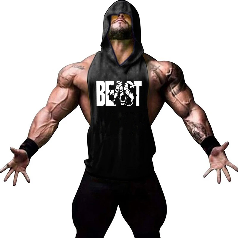 Sports Men's Clothing Multi color Hooded Tank Top Fitness Training Leisure Outdoor Street Hip Hop Style Tops Vest Professionally
Sports Men's Clothing Multi color Hooded Tank Top Fitness Training Leisure Outdoor Street Hip Hop Style Tops Vest Professionally