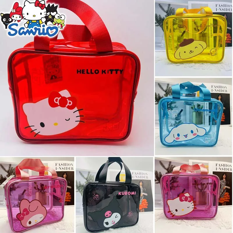 Sanrio Hello Kitty Wash Bag Portable Travel Wash Bag Transparent Waterproof Makeup Storage Bag Large Capacity Cosmetic Organizer
Sanrio Hello Kitty Wash Bag Portable Travel Wash Bag Transparent Waterproof Makeup Storage Bag Large Capacity Cosmetic Organizer