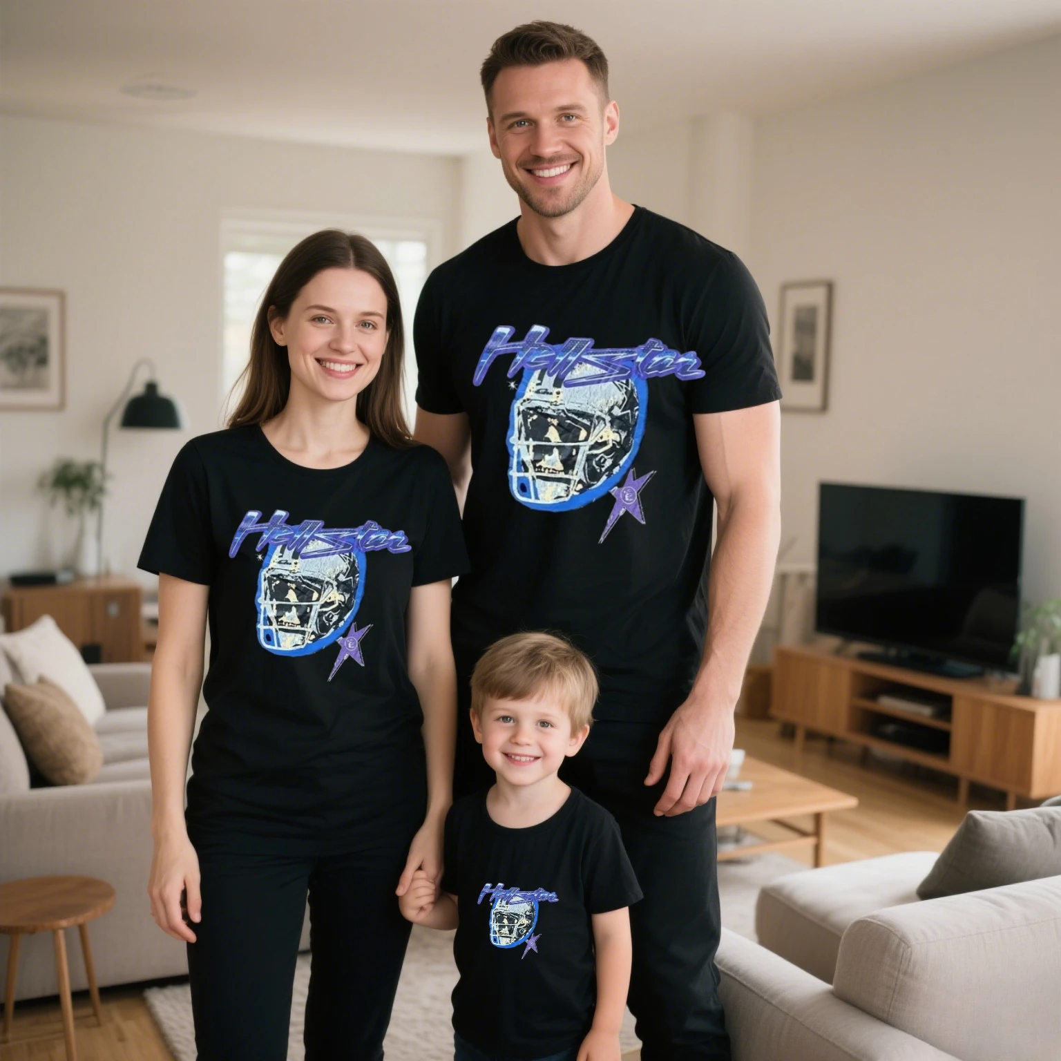 European and American Streetwear Brand High Street Loose Short-sleeved T-shirts for Men Women Couples and Children
European and American Streetwear Brand High Street Loose Short-sleeved T-shirts for Men Women Couples and Children
