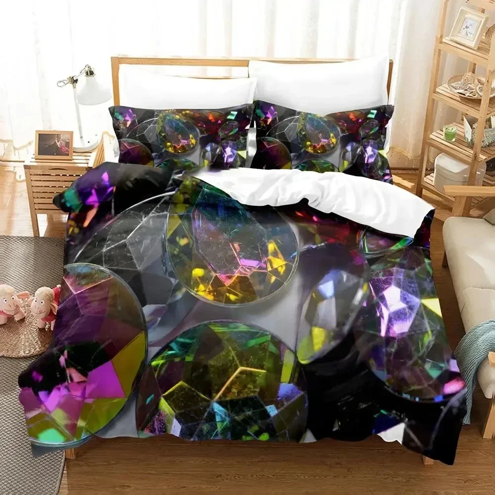 3D Artistic Crystal Bedding Set Duvet Cover Bed Set Quilt Cover Pillowcase Comforter king Queen Size Boys Adult Bedding Set
3D Artistic Crystal Bedding Set Duvet Cover Bed Set Quilt Cover Pillowcase Comforter king Queen Size Boys Adult Bedding Set
