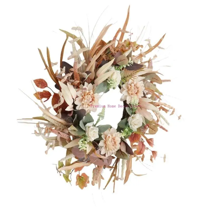 Artificial Wreath Cream Floral Wreath Beautiful Wreath with Delicate Flowers Unique Garlands for Housewarming Gift JOMD
Artificial Wreath Cream Floral Wreath Beautiful Wreath with Delicate Flowers Unique Garlands for Housewarming Gift JOMD