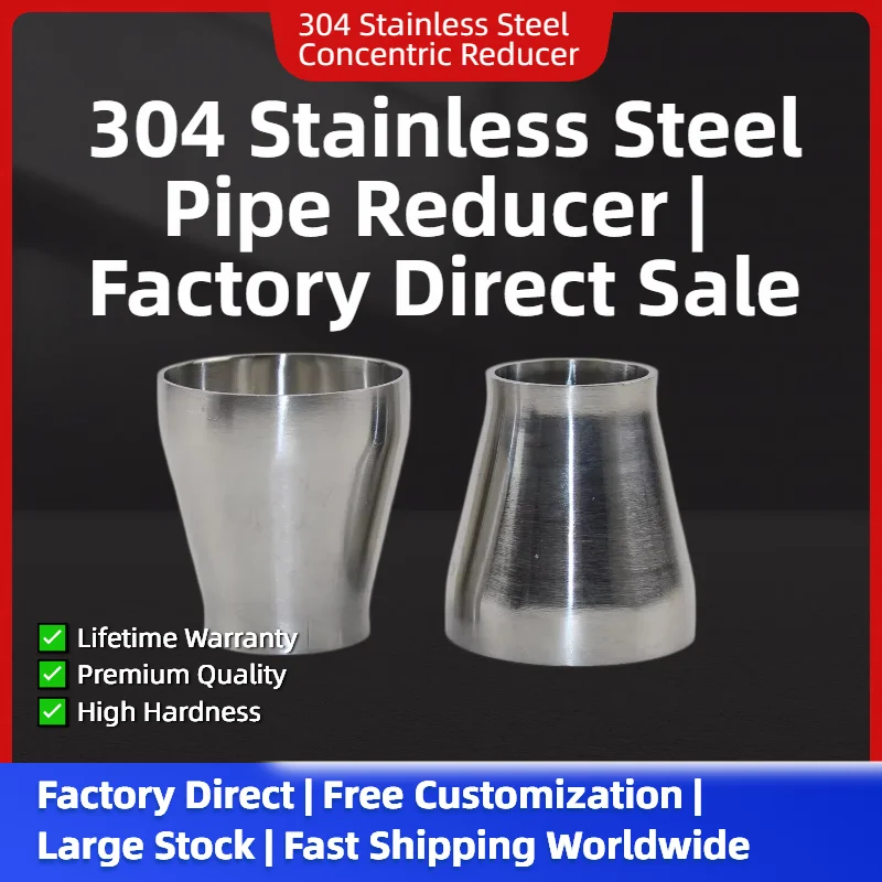 1Pcs 114mm to 38mm 51mm 54mm 70mm 85mm Car Exhaust Pipe Adapter SS304 Stainless Steel Butt Welding Concentric Reducer Tube Fitti
1Pcs 114mm to 38mm 51mm 54mm 70mm 85mm Car Exhaust Pipe Adapter SS304 Stainless Steel Butt Welding Concentric Reducer Tube Fitti