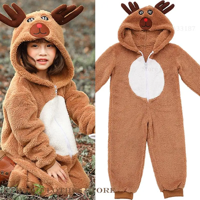 Christmas Halloween Kids Jumpsuit Pajama Kigurumi Cosplay Reindeer Elk Costume Stage Performance Suit Cute Cartoon Homewear
Christmas Halloween Kids Jumpsuit Pajama Kigurumi Cosplay Reindeer Elk Costume Stage Performance Suit Cute Cartoon Homewear