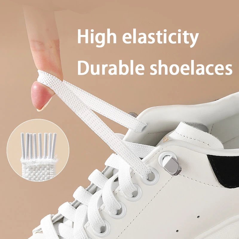 2 Pair 8MM Wide Flat Elastic Laces for Sneakers No-Tie Shoelaces Quick Kids & Adult Shoe Accessory
2 Pair 8MM Wide Flat Elastic Laces for Sneakers No-Tie Shoelaces Quick Kids & Adult Shoe Accessory