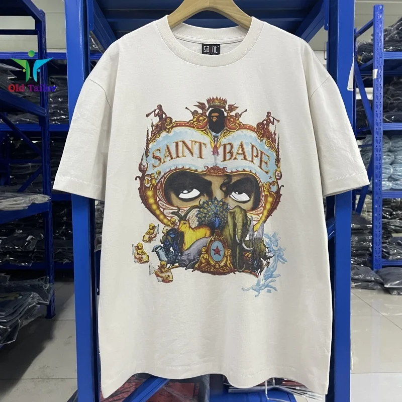 Saint 25SS Dangerous Journey винтажная модная футболка с принтом и коротким рукавом, летние мужские и женские топы, футболка
Saint 25SS Dangerous Journey винтажная модная футболка с принтом и коротким рукавом, летние мужские и женские топы, футболка