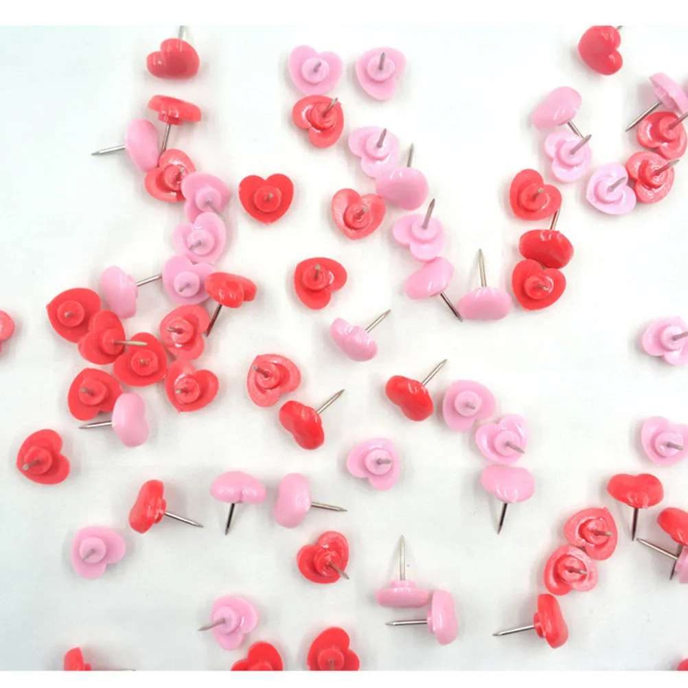 100Pcs Heart Shape Push Pins Decorative Safety Plastic Thumbtacks for Cork Board Photos Posters Calendar Map Office School
100Pcs Heart Shape Push Pins Decorative Safety Plastic Thumbtacks for Cork Board Photos Posters Calendar Map Office School