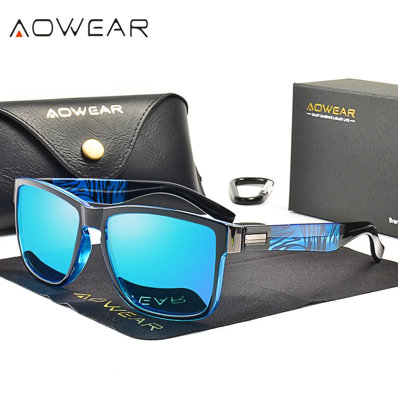 Очки солнцезащитные AOWEAR Мужские квадратные, зеркальные Поляризационные солнечные очки с узором, ретро антибликовые, для вождения автомобиля
Очки солнцезащитные AOWEAR Мужские квадратные, зеркальные Поляризационные солнечные очки с узором, ретро антибликовые, для вождения автомобиля