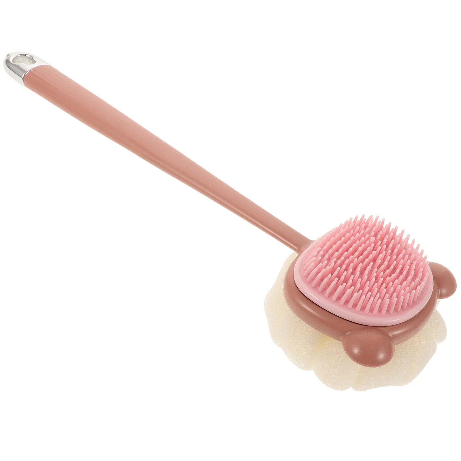 Double-Sided Red Shower Brush Soft Silicone Body Scrub Brush Long Handle Bath Back Scrubber for Sensitive Skin
Double-Sided Red Shower Brush Soft Silicone Body Scrub Brush Long Handle Bath Back Scrubber for Sensitive Skin