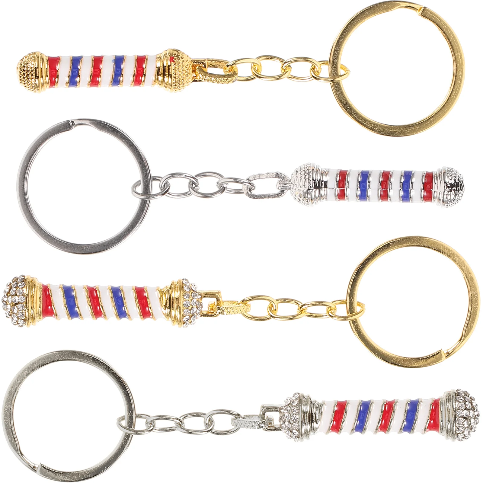 4 Pcs Key Ring Miss Choker Necklaces for Woman Barber Pin Shop Gifts Lights Shape Keychain
4 Pcs Key Ring Miss Choker Necklaces for Woman Barber Pin Shop Gifts Lights Shape Keychain