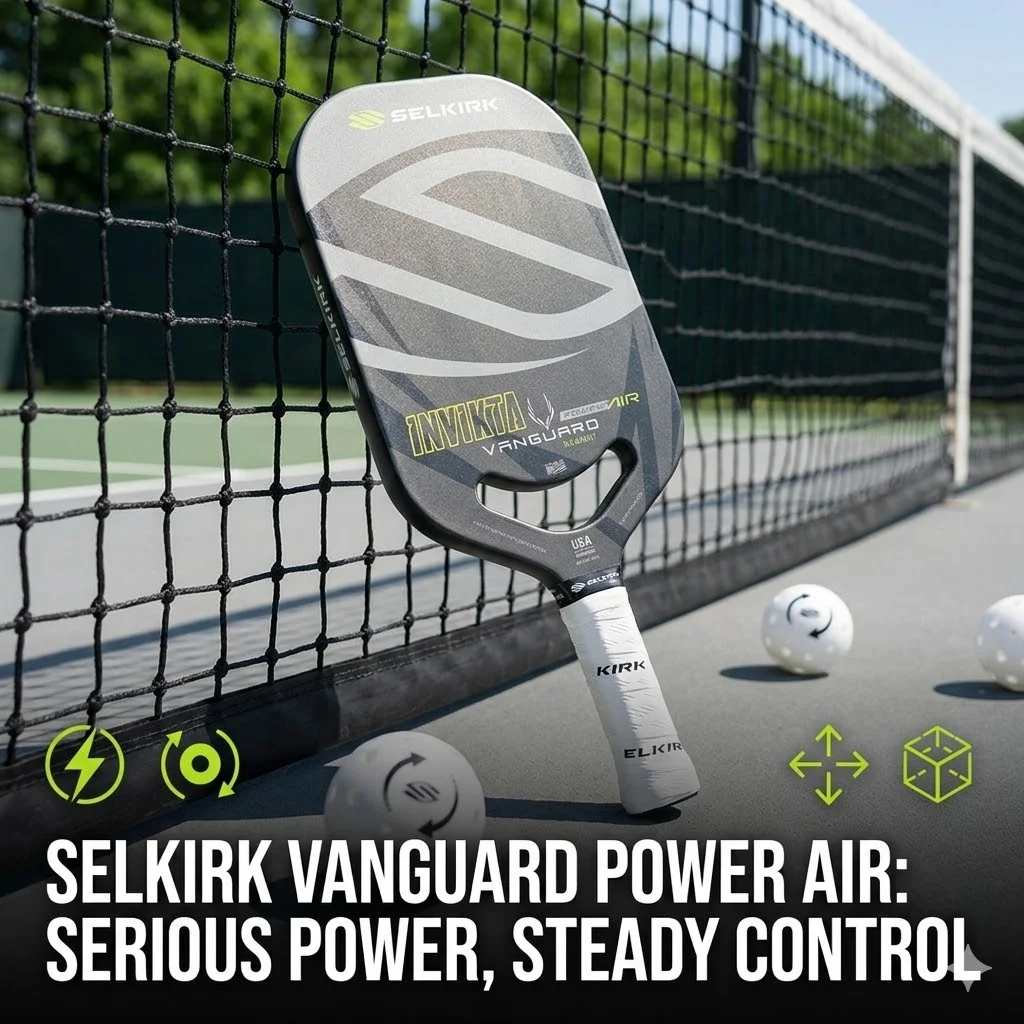 Selkirk Vanguard Invikta Pickleball Paddle Polymer Honeycomb Core Large Sweet Spot High Spin Power Outdoor Training Sport Racket
Selkirk Vanguard Invikta Pickleball Paddle Polymer Honeycomb Core Large Sweet Spot High Spin Power Outdoor Training Sport Racket