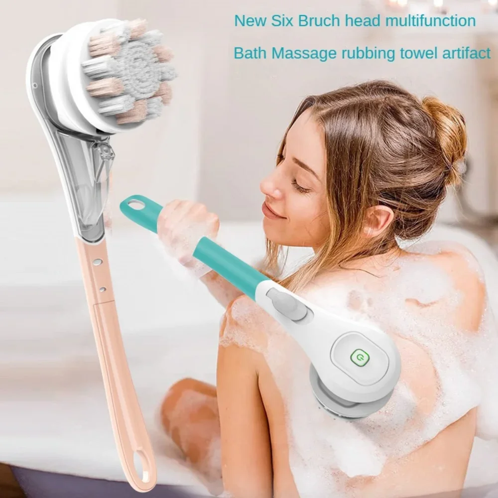 Electric Bath Brushes Shower Cleaning Body Massage Brush Multifunctional Brush Spa Waterproof IPX7 Long Handle Back Brushes
Electric Bath Brushes Shower Cleaning Body Massage Brush Multifunctional Brush Spa Waterproof IPX7 Long Handle Back Brushes