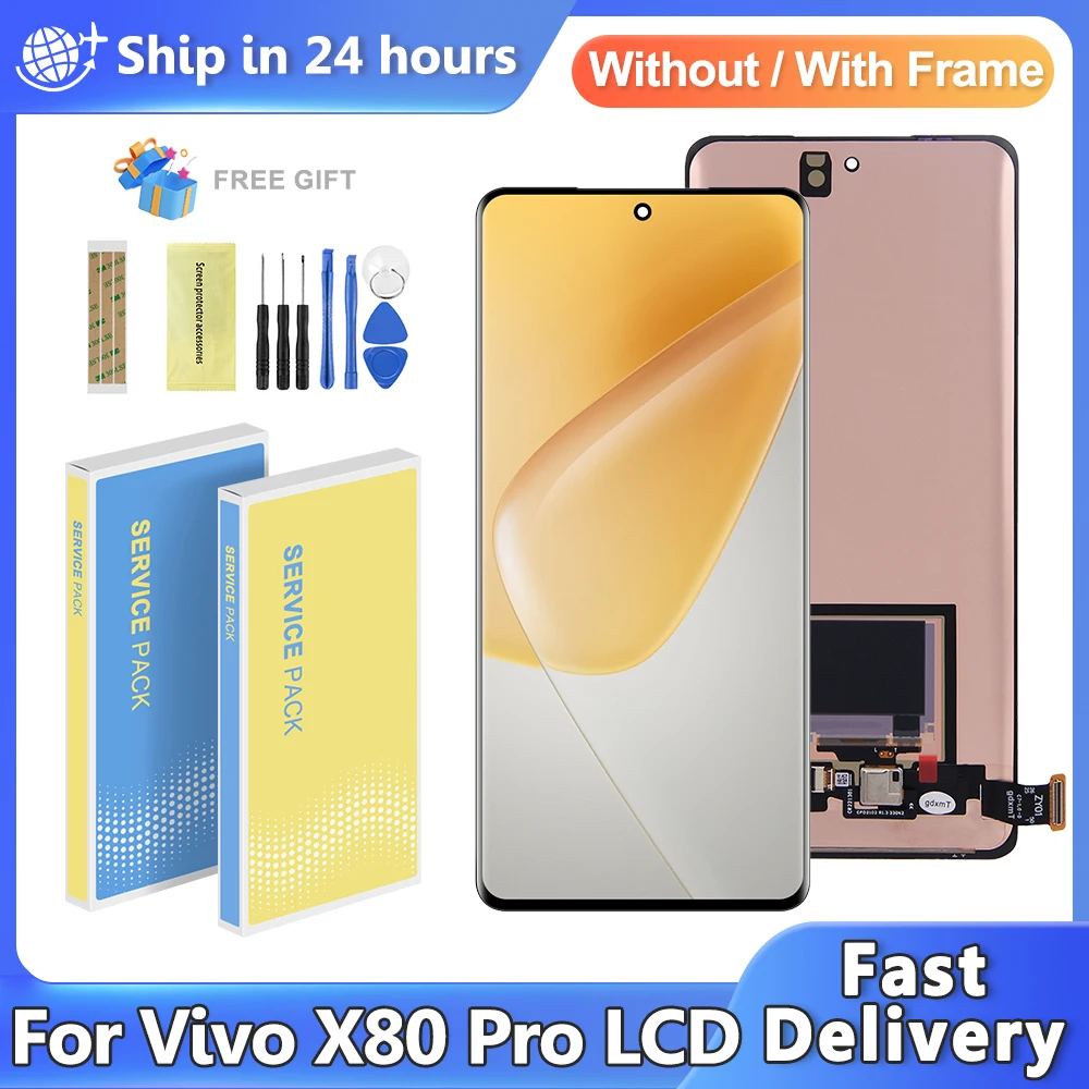 Экран для Vivo X80 pro V2185A V2145, ЖК-дисплей, дигитайзер сенсорного экрана в сборе для Vivo V21 5G, замена экрана дисплея
Экран для Vivo X80 pro V2185A V2145, ЖК-дисплей, дигитайзер сенсорного экрана в сборе для Vivo V21 5G, замена экрана дисплея
