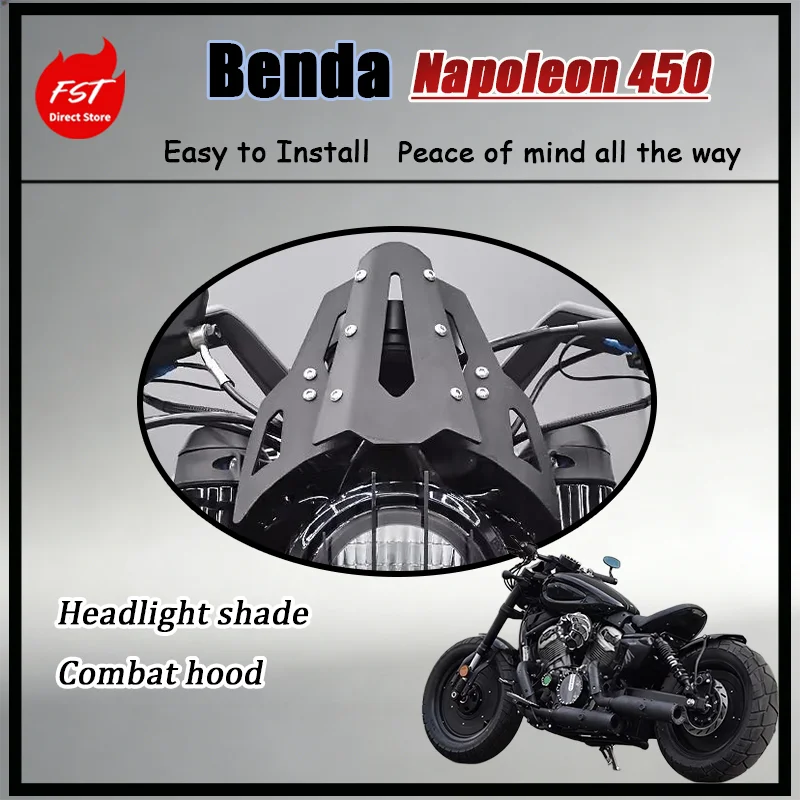 For Retro Headlight Grill Protector Cover for Benda Napoleon 450 Jinjila 500 Premium OEM-Fit Mesh Design Vintage Enhancement
For Retro Headlight Grill Protector Cover for Benda Napoleon 450 Jinjila 500 Premium OEM-Fit Mesh Design Vintage Enhancement